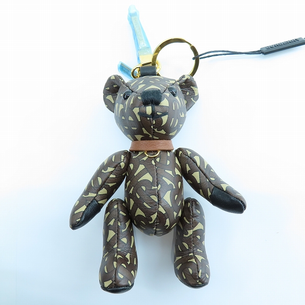 実際に弊社で買取させて頂いたBURBERRY/バーバリー トーマスベア チャーム イン モノグラムプリント レザー 8019064 の画像 1枚目