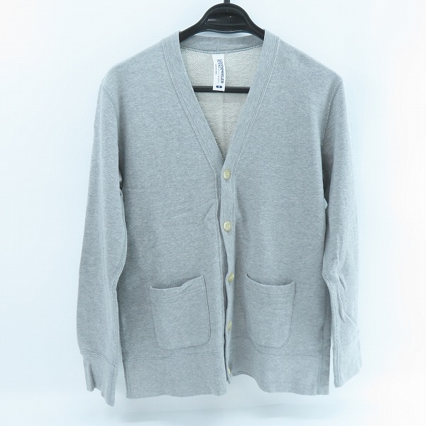 実際に弊社で買取させて頂いたLOOPWHEELER × BEAMS/ループウィラー×ビームス 別注 吊裏毛 ルーズフィット カーディガン グレー M