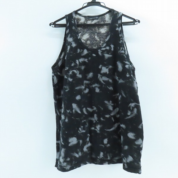 実際に弊社で買取させて頂いたLAD MUSICIAN/ラッドミュージシャン 18SS フェザー柄/羽根柄 タンクトップ 2318-705/44