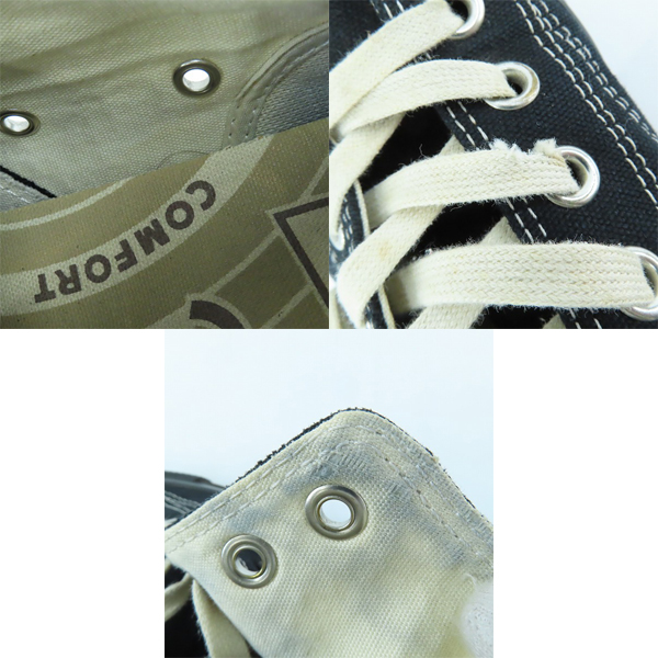 実際に弊社で買取させて頂いたCOMME des GARCONS×CONVERSE/コムデギャルソン×コンバース ADDICT/アディクト チャックテイラー 1CK983/26.5の画像 8枚目