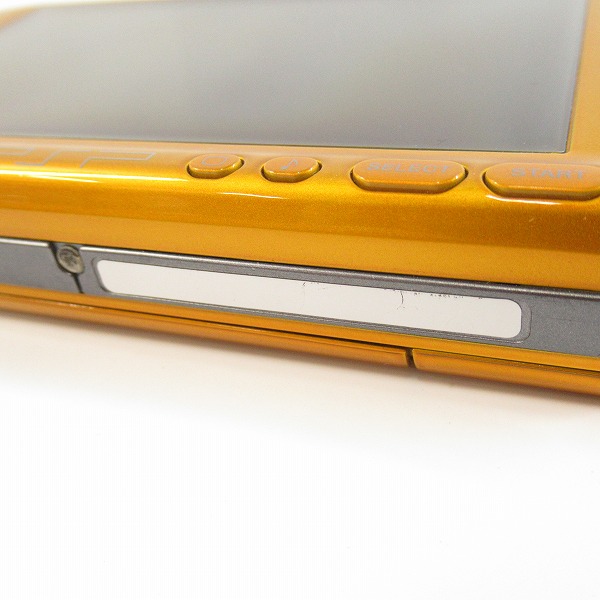 実際に弊社で買取させて頂いたSONY/ソニー PSP/プレイステーションポータブル 本体 PSP-3000 ブライト・イエロー【簡易動作確認済】の画像 6枚目