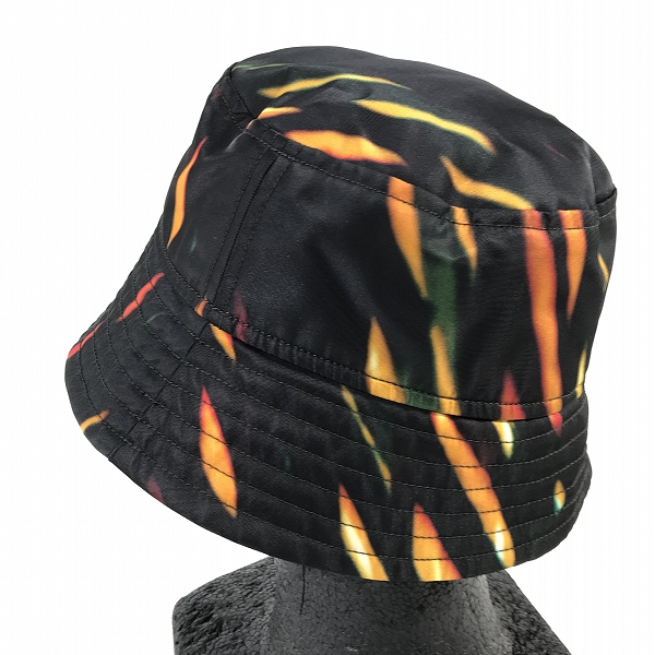 実際に弊社で買取させて頂いたdries van noten × len lye/ドリスヴァンノッテン × レンライ 総柄 バケットハット M-Lの画像 2枚目