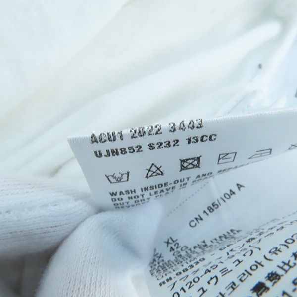 実際に弊社で買取させて頂いたPRADA/プラダ ワッペン Tシャツ/XLの画像 4枚目