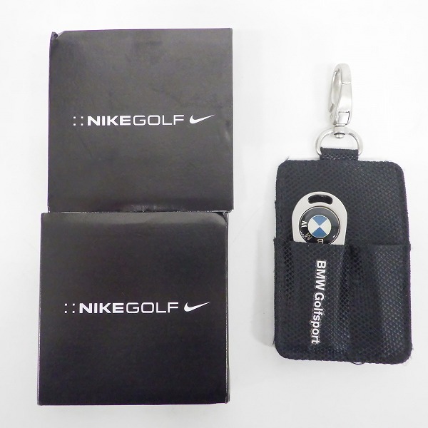 実際に弊社で買取させて頂いたNIKE Golf/ナイキ ゴルフ ティー・BMW Golfsport ゴルフ グリーンフォーク 3点セット