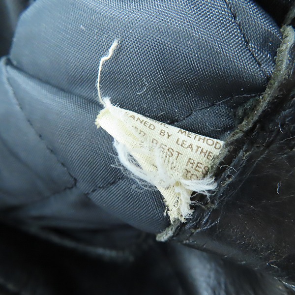 実際に弊社で買取させて頂いたPERFECTO by Schott/パーフェクト バイ ショット ダブルライダースジャケット/36の画像 3枚目