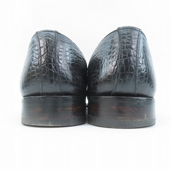 実際に弊社で買取させて頂いたTricker’s/トリッカーズ Needles/ニードルズ別注 8050 クロコ型押 ローファ/7.5の画像 1枚目