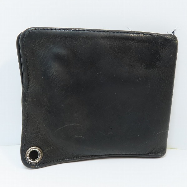 実際に弊社で買取させて頂いたCHROME HEARTS/クロムハーツ 1SNAP CROSS BALL BUTTON WALLET 1スナップ クロスボール ボタン ウォレット 二つ折り財布の画像 1枚目