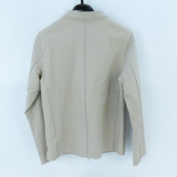 実際に弊社で買取させて頂いたMMMM/エムエムエムエム レザージャケット 羊革 23000M21/Mの画像 1枚目