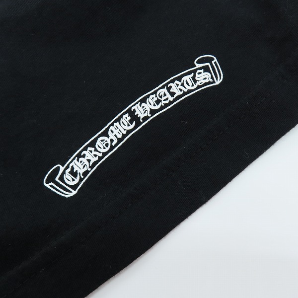 実際に弊社で買取させて頂いた【JPタグ】CHROME HEARTS/クロムハーツ ネオンバーロゴ 背面プリント ロングスリーブ ポケット カットソー/Tシャツ Lの画像 8枚目