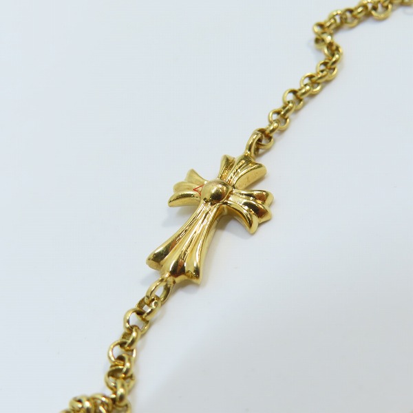 実際に弊社で買取させて頂いた【インボイス付き】CHROME HEARTS/クロムハーツ 22K CHAIN BABY FAT 7.5/チェーン ベイビーファット 7.5 5.3Gの画像 5枚目