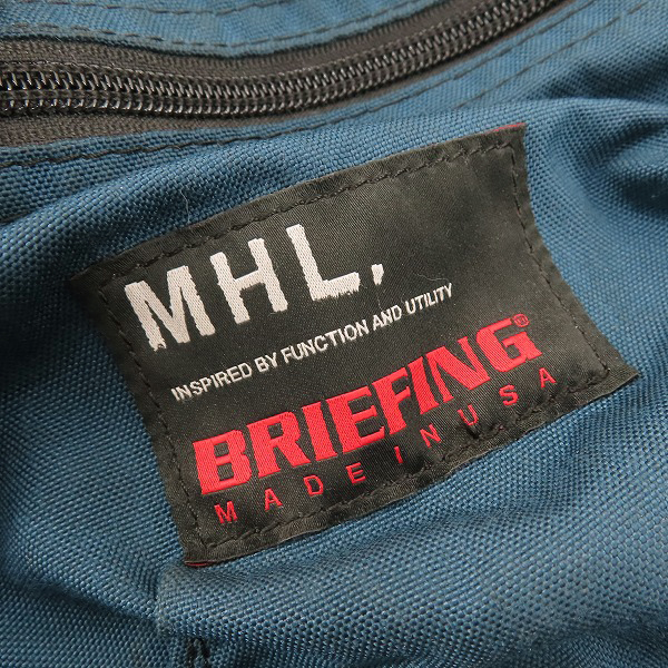 実際に弊社で買取させて頂いたBRIEFING×MHL/ブリーフィング×マーガレットハウエル リュックサック/バックパックの画像 4枚目