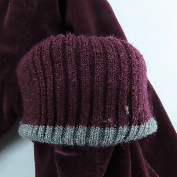 実際に弊社で買取させて頂いたHYSTERIC GLAMOUR/ヒステリックグラマー ベロア ジップアップ ブルゾン 0124AB03/Fの画像 6枚目