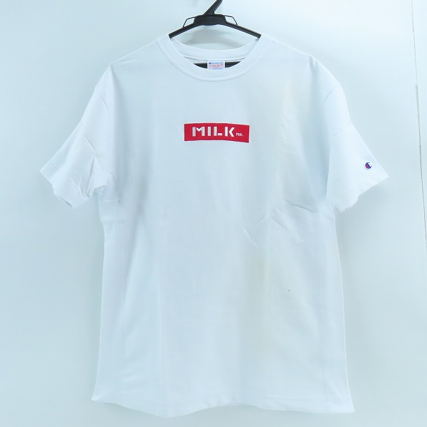 実際に弊社で買取させて頂いたChampion×MILK FED./チャンピオン×ミルクフェド ロゴ 半袖Tシャツ CWSP387/WOMEN'S FREE
