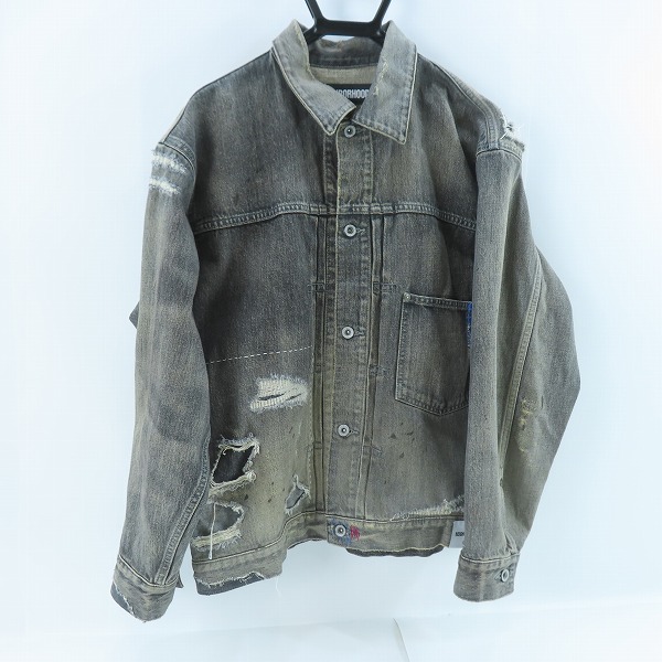 実際に弊社で買取させて頂いたNEIGHBORHOOD/ネイバーフッド SAVAGE DENIM TYPE-1 JACKET デニムジャケット 241XBNH-JKM01/M