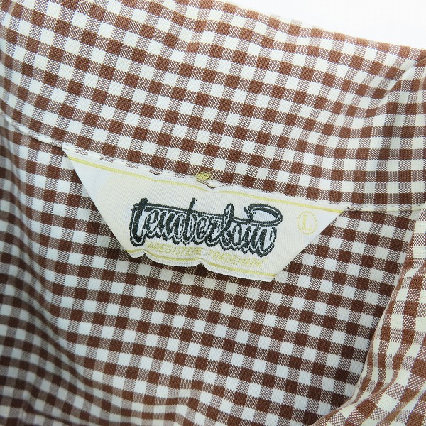 実際に弊社で買取させて頂いたTENDERLOIN/テンダーロイン T-HOPPER 長袖シャツ/ギンガムチェック/Lの画像 2枚目
