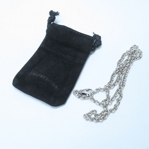 実際に弊社で買取させて頂いたCHROME HEARTS/クロムハーツ NEチェーン ネックレス 20inchの画像 5枚目