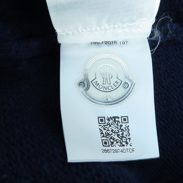 実際に弊社で買取させて頂いた【JPタグ】MONCLER/モンクレール  総柄 ウール/ニット プルオーバー B20919010100/Lの画像 5枚目