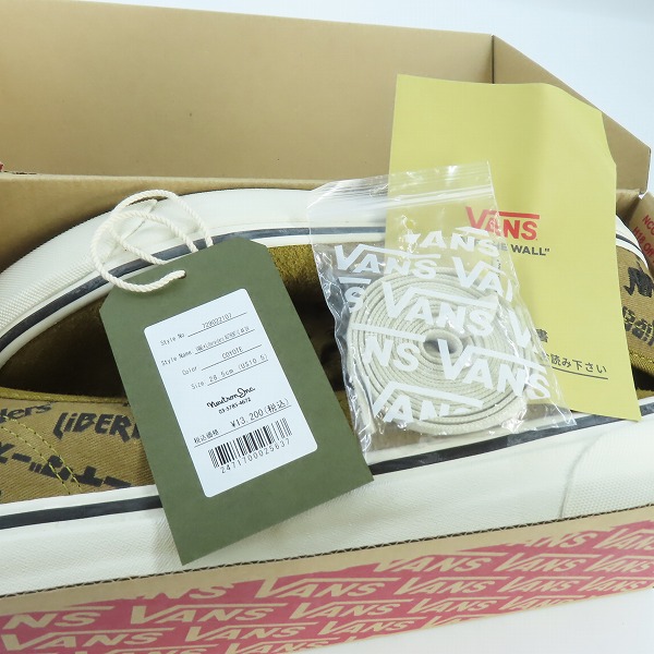 実際に弊社で買取させて頂いたVANS×Liberaiders /ヴァンズ リベレイダース  AUTHENTIC 44 DX 729022107/28.5の画像 7枚目