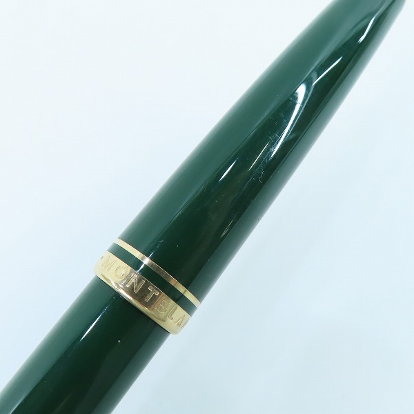 実際に弊社で買取させて頂いたMONTBLANC/モンブラン 万年筆 14K 585 グリーンの画像 7枚目