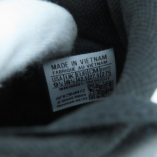 実際に弊社で買取させて頂いたReebok/リーボック CLUB C 85 REVENGE VINTAGE/クラブシー 85 リベンジ ヴィンテージ スニーカー/100202317/27.5の画像 5枚目