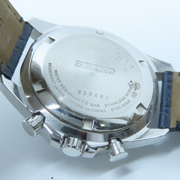実際に弊社で買取させて頂いたSEIKO/セイコー SPIRIT/スピリット クォーツ クロノグラフ SBTR015/8T63-00D0【動作未確認】の画像 4枚目