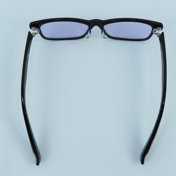 実際に弊社で買取させて頂いた999.9/フォーナインズ フルリム 度入り パープルレンズ アイウエア/メガネフレーム/サングラス NP-61の画像 2枚目