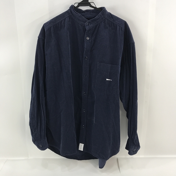 実際に弊社で買取させて頂いたDESCENDANT/ディセンダント コーデュロイ ノーカラーシャツ/3