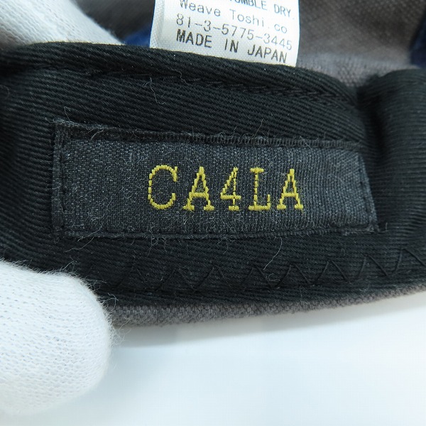 実際に弊社で買取させて頂いたCA4LA/カシラ Tamari〔TAM〕デザイン  つば無し ロールキャップの画像 5枚目