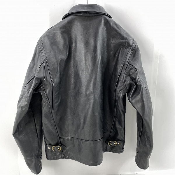 実際に弊社で買取させて頂いたSCHOTT/ショット レザーシングルライダース AT101/40の画像 1枚目