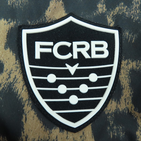 実際に弊社で買取させて頂いたNIKE × FCRB./ナイキ × エフシーレアルブリストル WARM UP JACKET/レオパード パーカー ハーフパンツ セットアップ/Lの画像 2枚目