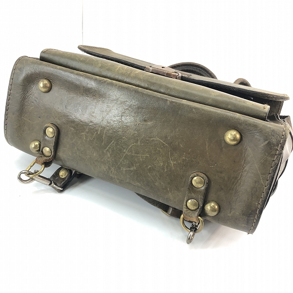 実際に弊社で買取させて頂いたHERZ/ヘルツ レザー 2way ブリーフ/バックパックの画像 2枚目