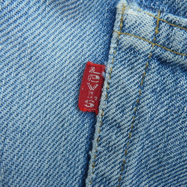 実際に弊社で買取させて頂いたLEVIS/リーバイス  501XX 刻印2 66前期 スモールe/紙パッチ/赤耳/チェーンステッチ デニムパンツ/W35の画像 4枚目