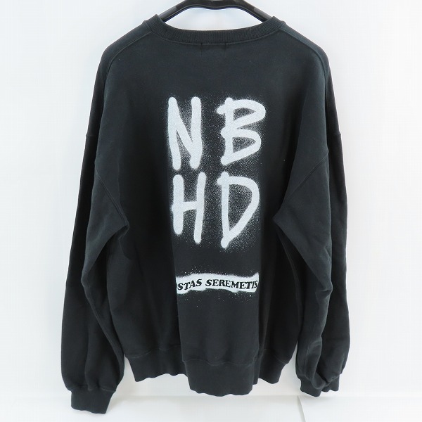 実際に弊社で買取させて頂いたSCHOTT×NEIGHBORHOOD/ショット×ネイバーフッド LONG SLEEVE スウェット シャツ XLの画像 1枚目