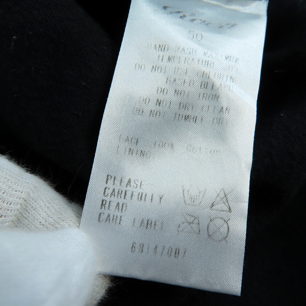 実際に弊社で買取させて頂いたRoen/ロエン スカル ラインストーン Vネック 長袖カットソー 50の画像 3枚目