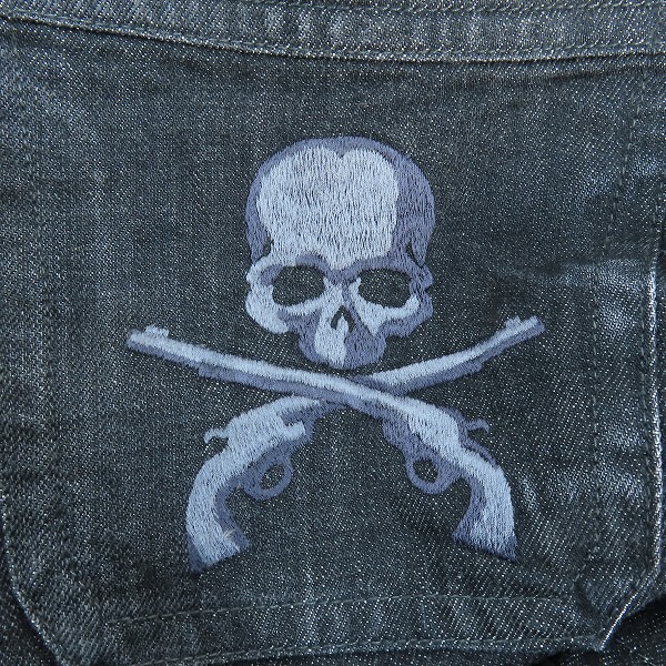 実際に弊社で買取させて頂いたmastermindjapan×roar/マスターマインドジャパン×ロアー 12SS identity期 スワロスカルカーゴデニム 12MRP-MU01/5の画像 8枚目