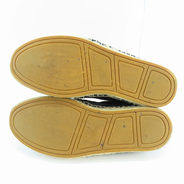 実際に弊社で買取させて頂いたJimmy Choo/ジミーチュウ エスパドリーユ VLAD スリッポンシューズ 40の画像 2枚目