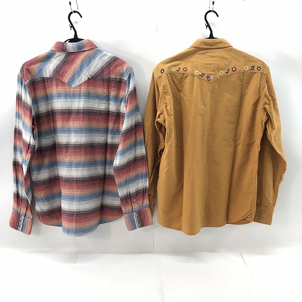 実際に弊社で買取させて頂いたRUDE GALLERY/ルードギャラリー ウエスタンシャツ 2点セットの画像 1枚目