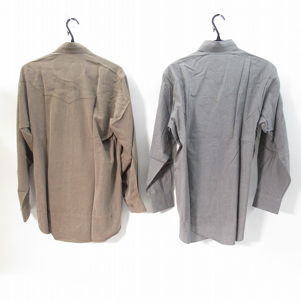 実際に弊社で買取させて頂いたFUNNY/ファニー スタンドカラー ワーク シャツ/ウエスタンシャツ/M 2点セットの画像 1枚目