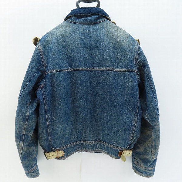 実際に弊社で買取させて頂いたEMPORIO ARMANI/エンポリオアルマーニ B-3型 裏ボア デニムジャケットの画像 1枚目