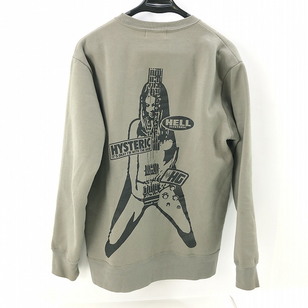 実際に弊社で買取させて頂いたHYSTERIC GLAMOUR/ヒステリックグラマー DIZZY&MILKY FLYING V スウェット 02243CS04/Lの画像 1枚目