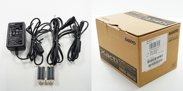 実際に弊社で買取させて頂いたSANYO/サンヨー Xacti DMX-WH1E デジタル ビデオカメラ 動作未確認の画像 9枚目