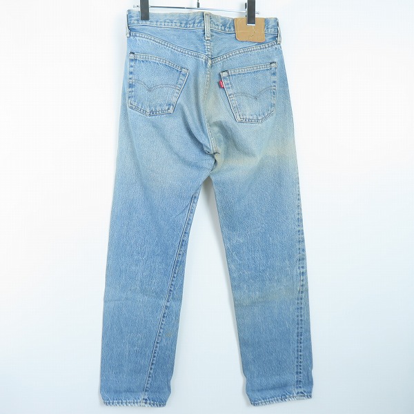 実際に弊社で買取させて頂いたLEVIS/リーバイス 80年製 501 ボタン裏刻印524 赤耳/スモールe ボタンフライ デニムパンツ/W32×L35の画像 1枚目