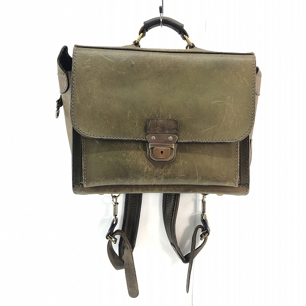 実際に弊社で買取させて頂いたHERZ/ヘルツ レザー 2way ブリーフ/バックパック