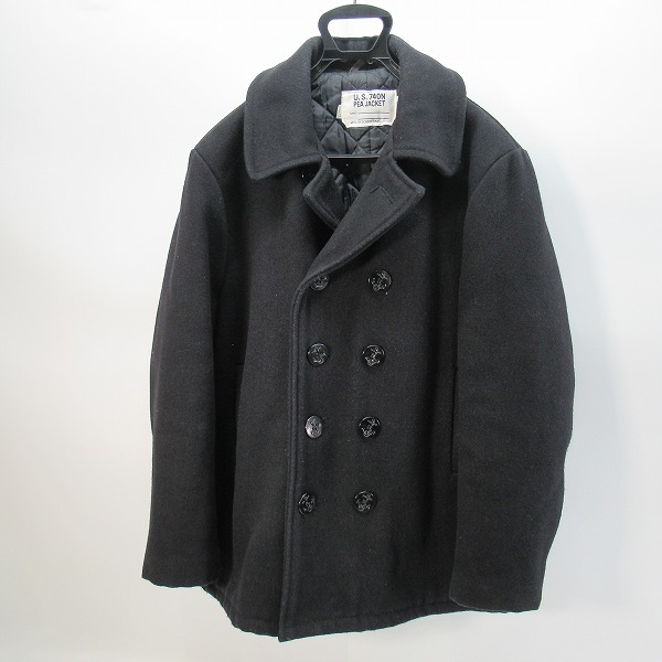 実際に弊社で買取させて頂いたSchott/ショット USA製 U.S.740N PEA JACKET/ピージャケット ピーコート/44
