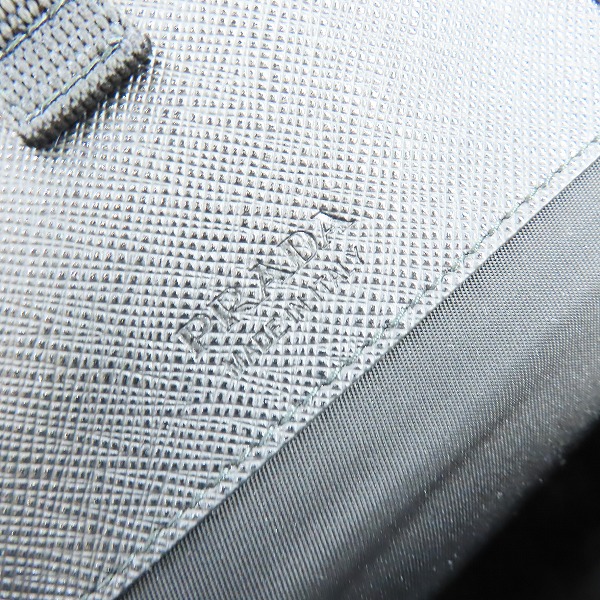 実際に弊社で買取させて頂いたPRADA/プラダ Re-Nylon ナイロン サフィアーノレザー トライアングルロゴ ポーチ フォンケース ショルダーバッグ 2ZH109 の画像 5枚目
