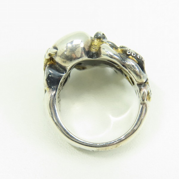 実際に弊社で買取させて頂いた【カスタム】BWL/BILL WALL LEATHER/ビルウォールレザー Octopus/オクトパスリング ゴールドサダー/22号の画像 5枚目