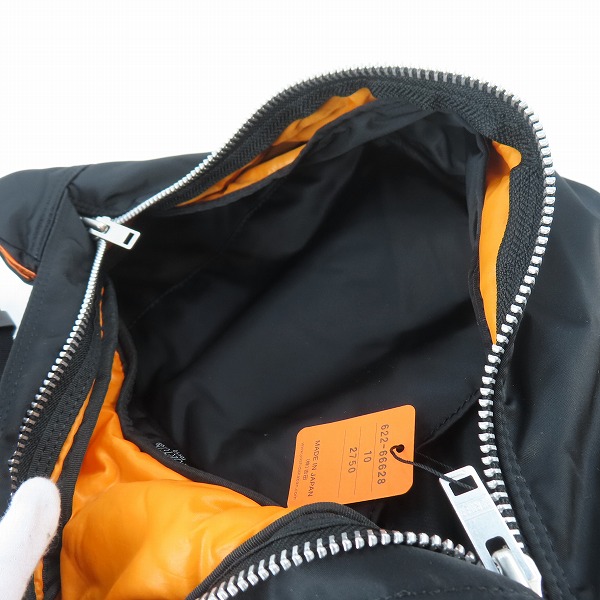 実際に弊社で買取させて頂いた(1)【未使用】PORTER/ポーター TANKER WAIST BAG L タンカー ウエストバッグ L ブラック/622-66628の画像 3枚目