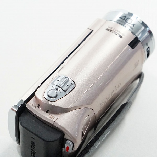 実際に弊社で買取させて頂いたJVC/日本ビクター ケンウッド Everio GZ-E117 -N 2012年製 エブリオ デジタルビデオカメラ 動作未確認の画像 4枚目