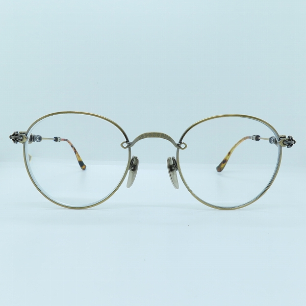 実際に弊社で買取させて頂いたCHROME HEARTS/クロムハーツ BUBBA-A 度入り眼鏡/メガネフレーム アイウェア