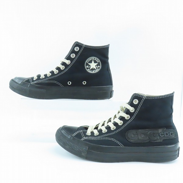 実際に弊社で買取させて頂いたCOMME des GARCONS×CONVERSE/コムデギャルソン×コンバース ADDICT/アディクト チャックテイラー 1CK983/26.5の画像 3枚目